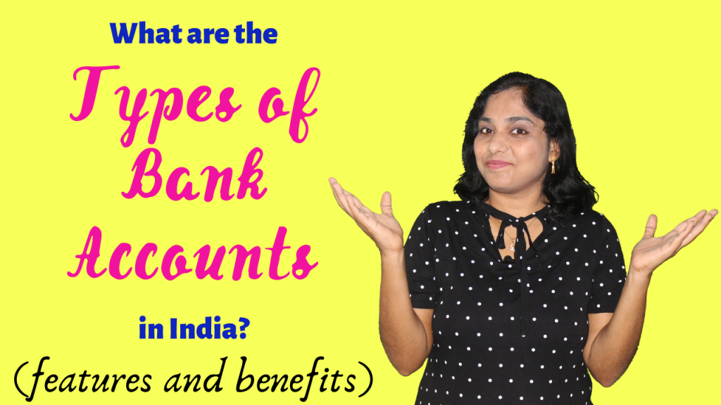 Types of bank accounts in India