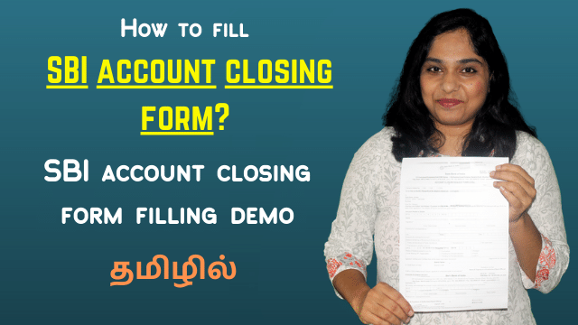 How to fill SBI account closing form? SBI account closing form filling demo