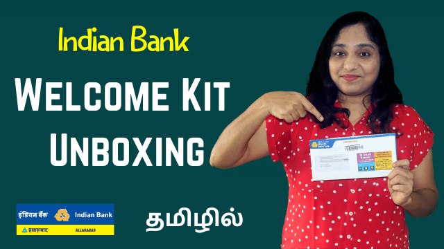 INDIAN BANK Welcome Kit Unboxing