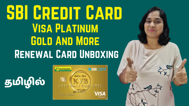 SBI Card Visa Platinum Credit Card (Gold And More Renewal Card) Unboxing - How To Activate And Use PIN