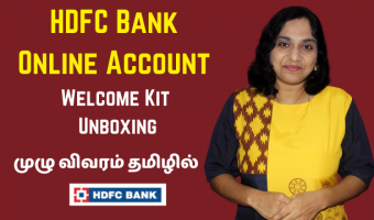 HDFC Online Account Opening - Welcome Kit Unboxing