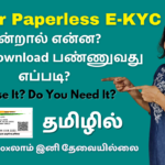 How To Download Aadhar Paperless E-KYC