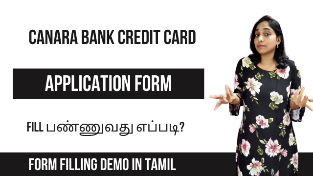 How To Fill Canara Bank Credit Card Application Form | Form Filling Demo
