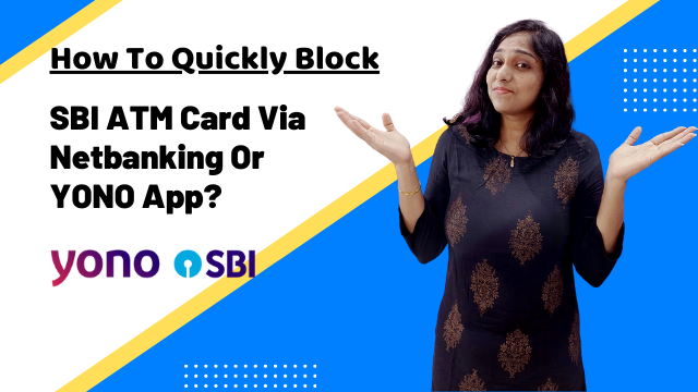 How To Quickly Block SBI ATM Card Via Netbanking Or YONO App? Block Lost / Stolen Debit Card Demo
