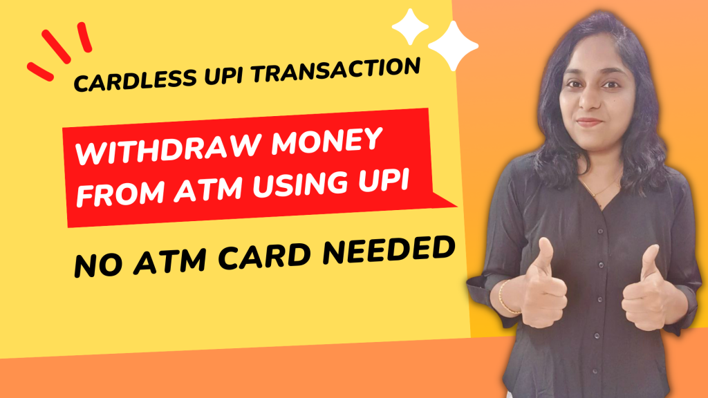 Cardless UPI Transaction | Withdraw Money From ATM Using UPI (No ATM Card Needed)