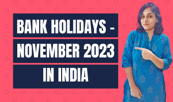 November 2023 Bank Holidays in India