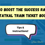 Tatkal train ticket booking - How to be successful?