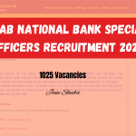 Punjab National Bank Specialist Officer Recruitment 2024